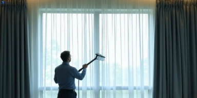 Commercial drapes cleaning service oxley hotels offices