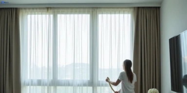 Delicate sheer drape cleaning oxley Matty Curtain Cleaning